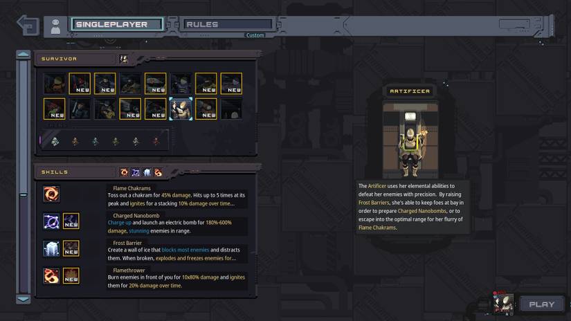 The Artificer in Risk of Rain Returns 