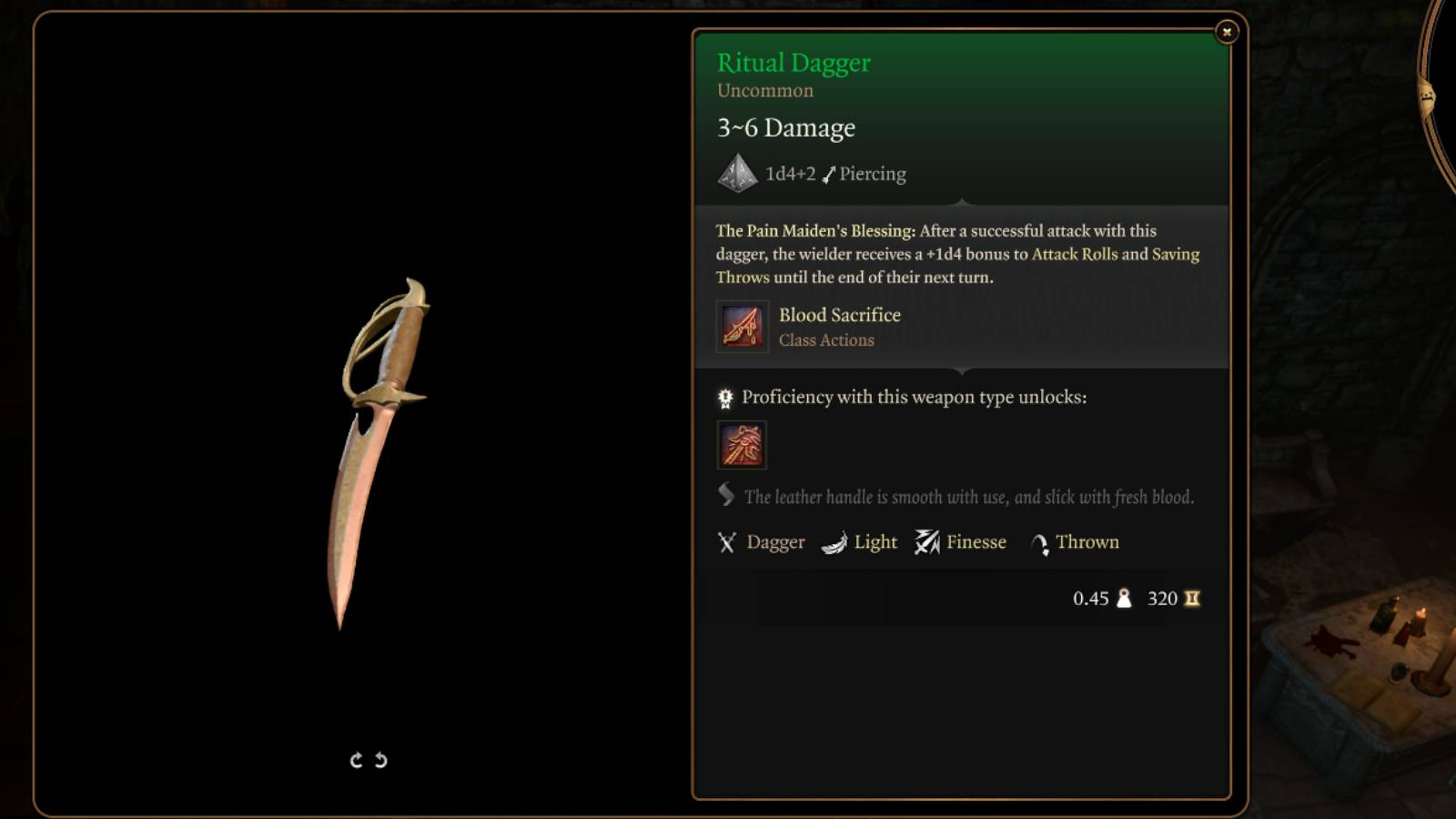 ritual dagger