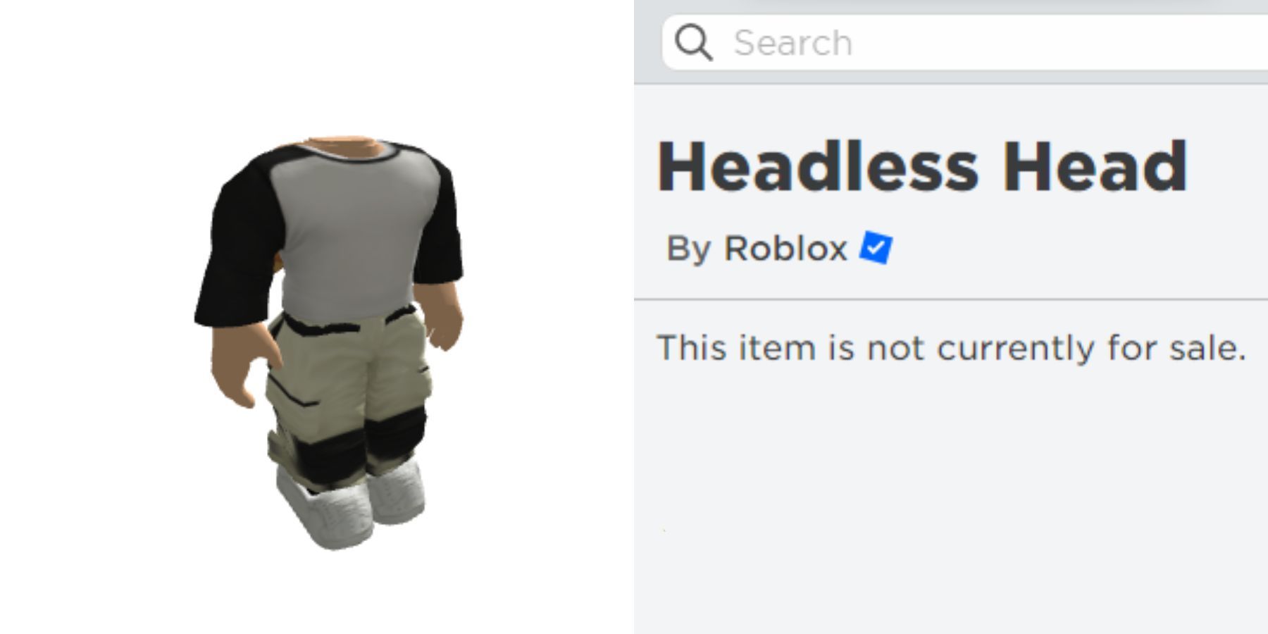 Headless Character - Roblox