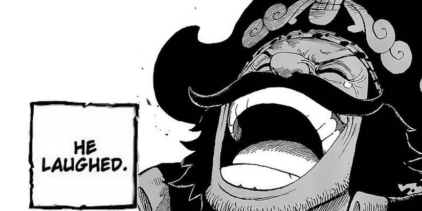 Gol D Roger laughing at execution