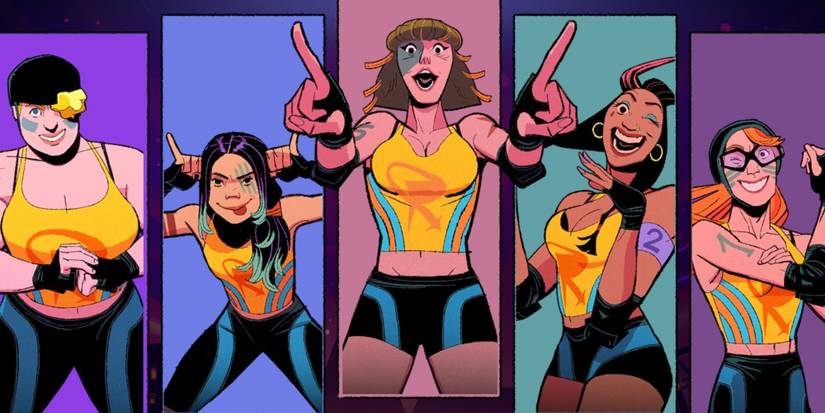 Roller Drama Juliet Anne Portia Cordelia Lily girl's roller derby arcade game