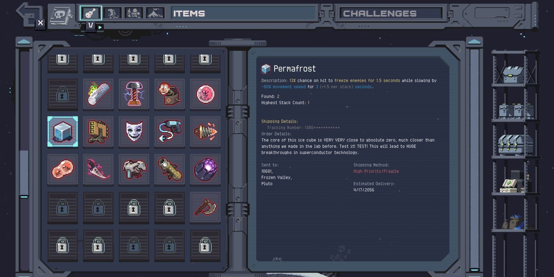 Permafrost item