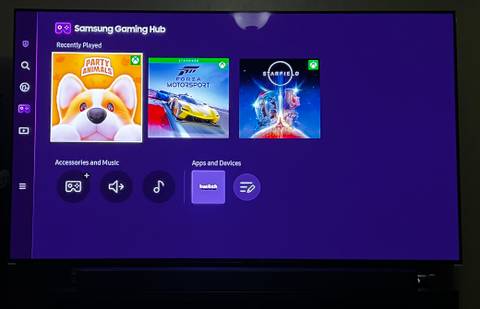 samsung s95c gaming hub