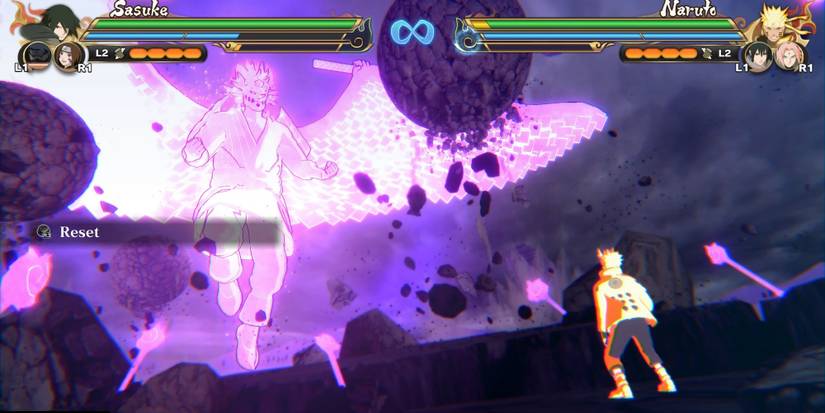 Sasuke with his Susano'o