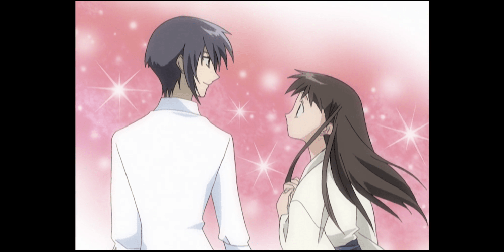 Yuki and Tohru in Fruits Basket