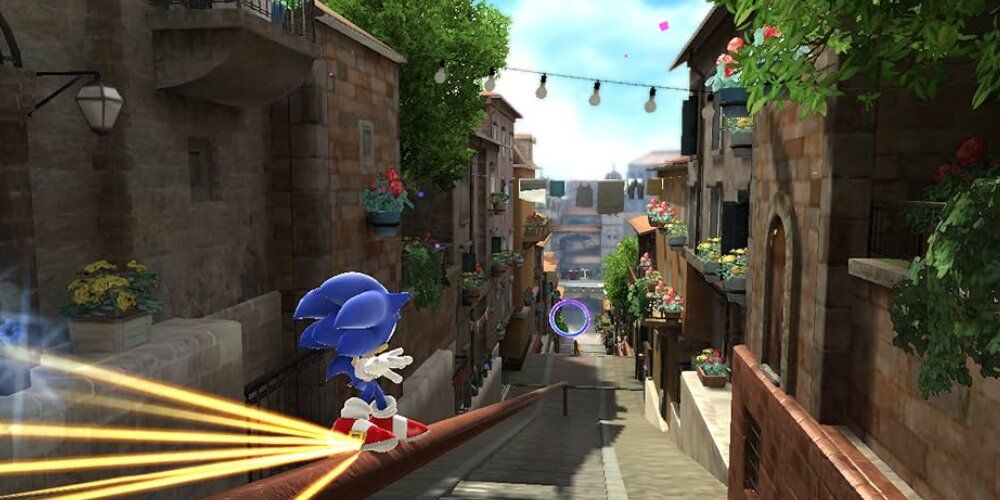 Sonic grinding on a rail 