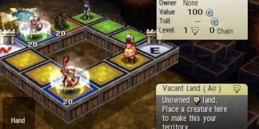 Player moving around the board in Culdcept Revolt