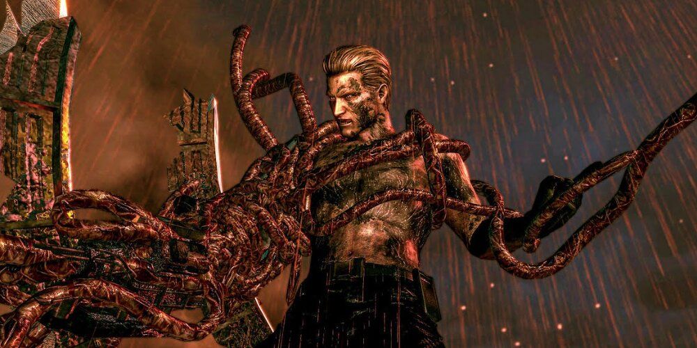 Wesker in his mutated Uroboros form 