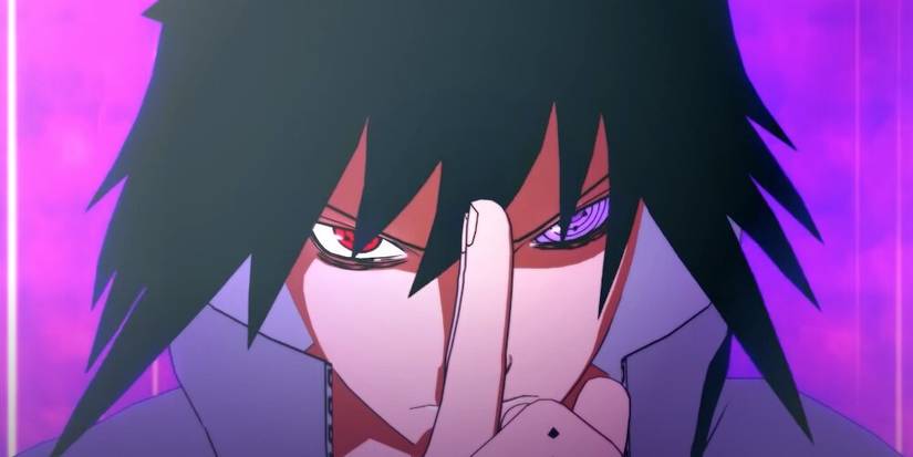 Sasuke performing a Jutsu