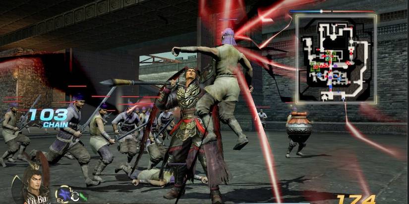 Lu Bu killing foot soldiers