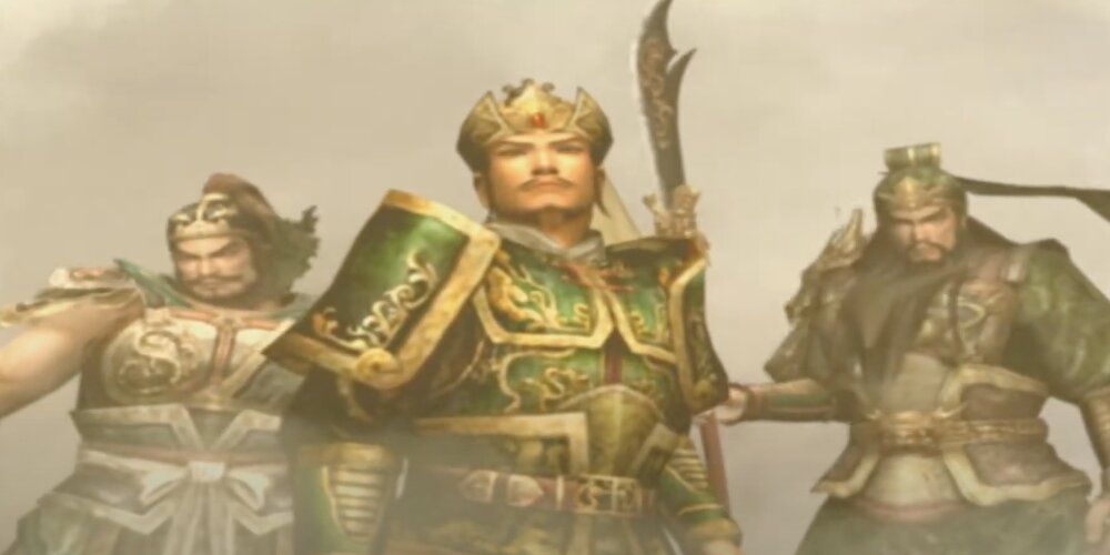Three officers in Dynasty Warriors 5