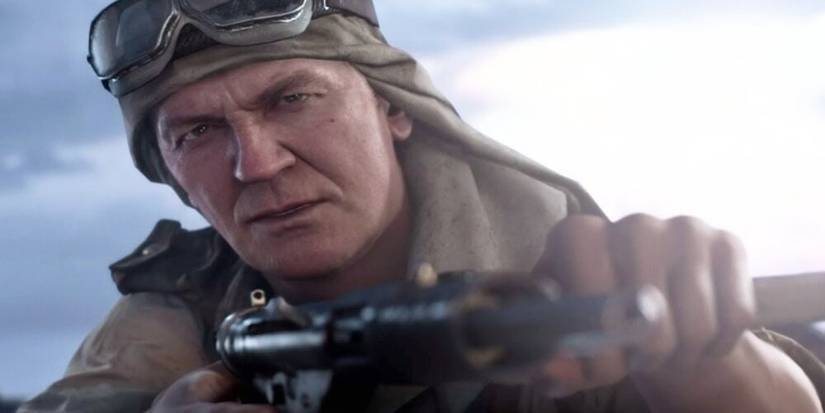 Soldier with a Type-1000 assault rifle in Battlefield 5