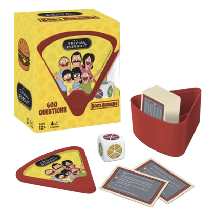 Bob's Burgers Trivial Pursuit Game with cards, box, dice