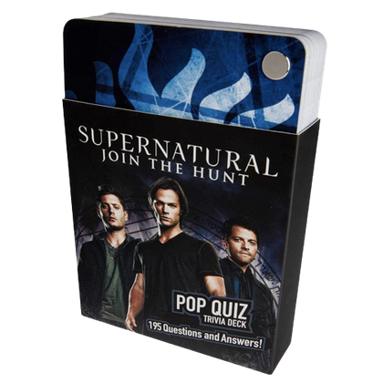 Supernatural Pop Quiz Trivia Deck 
