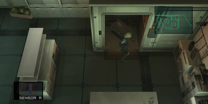 Raiden next to Sensor B in Strut C pantry