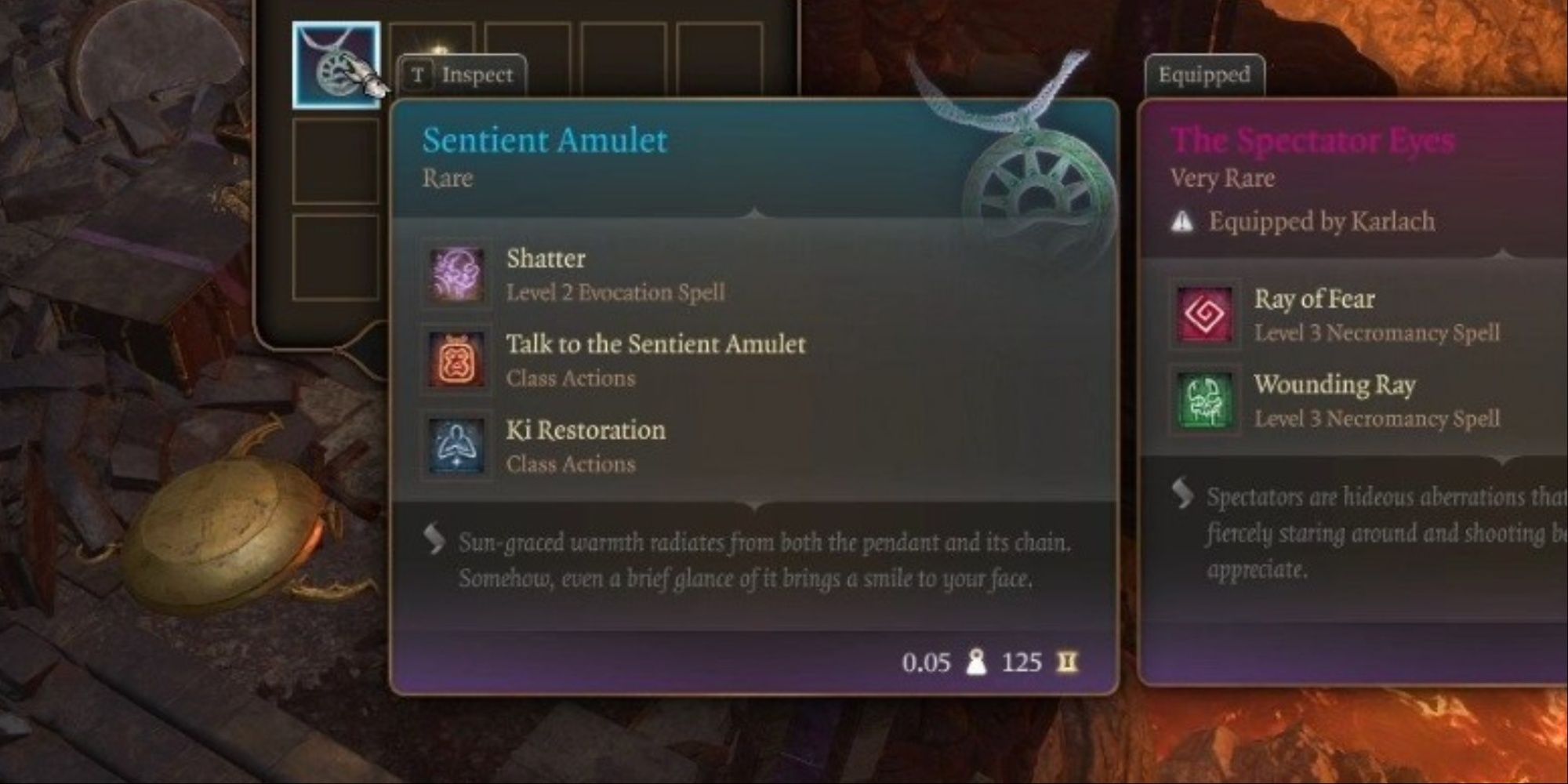 Sentient Amulet Baldur's Gate 3