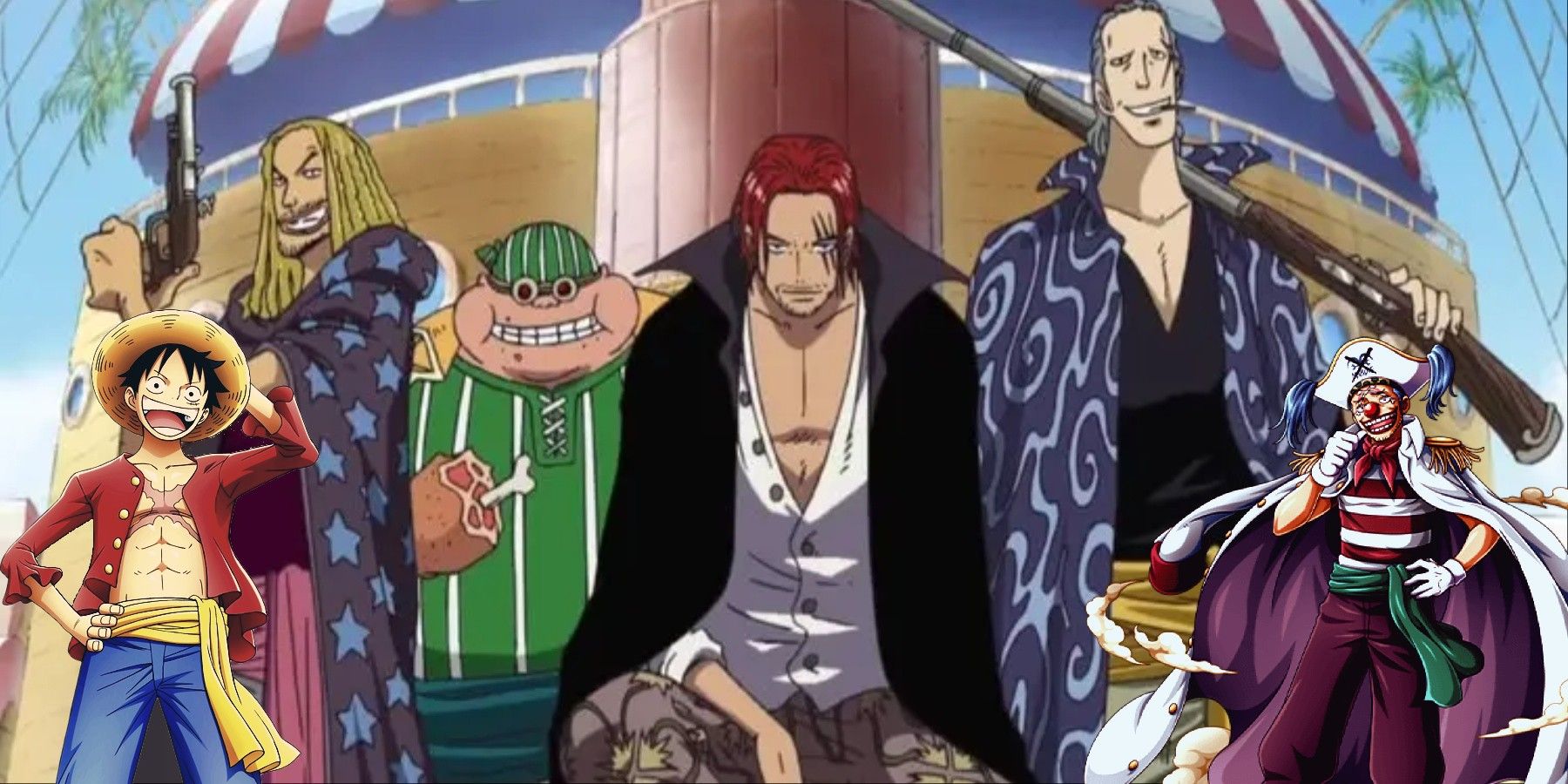 Shanks And His Closest One Piece Friends