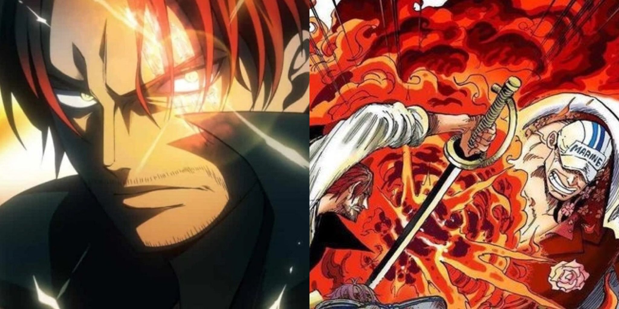 Shanks vs Akainu yonko stronger than admiral one piece