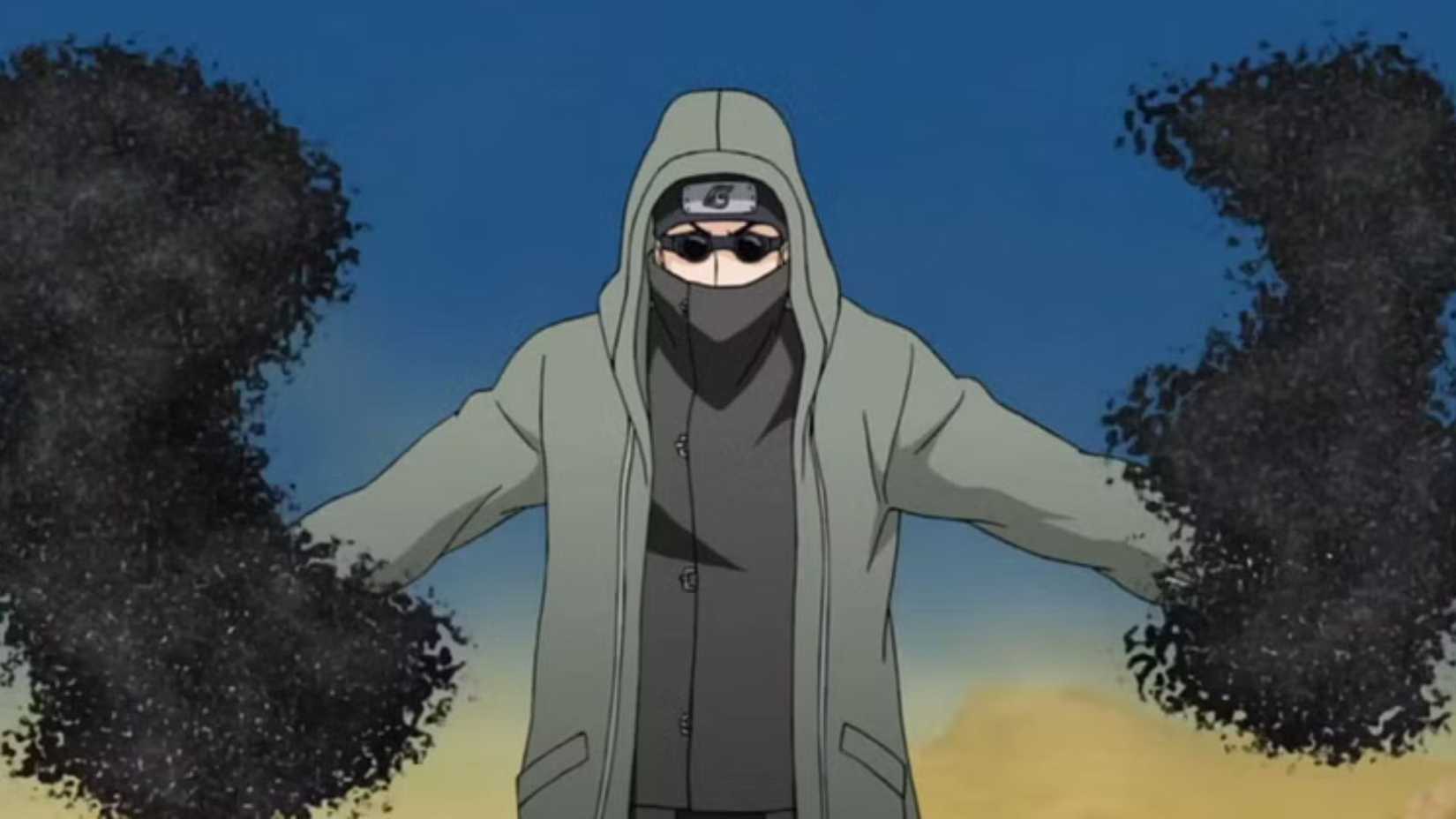 Shino Aburame characters become jonin after Ninja Wars Naruto