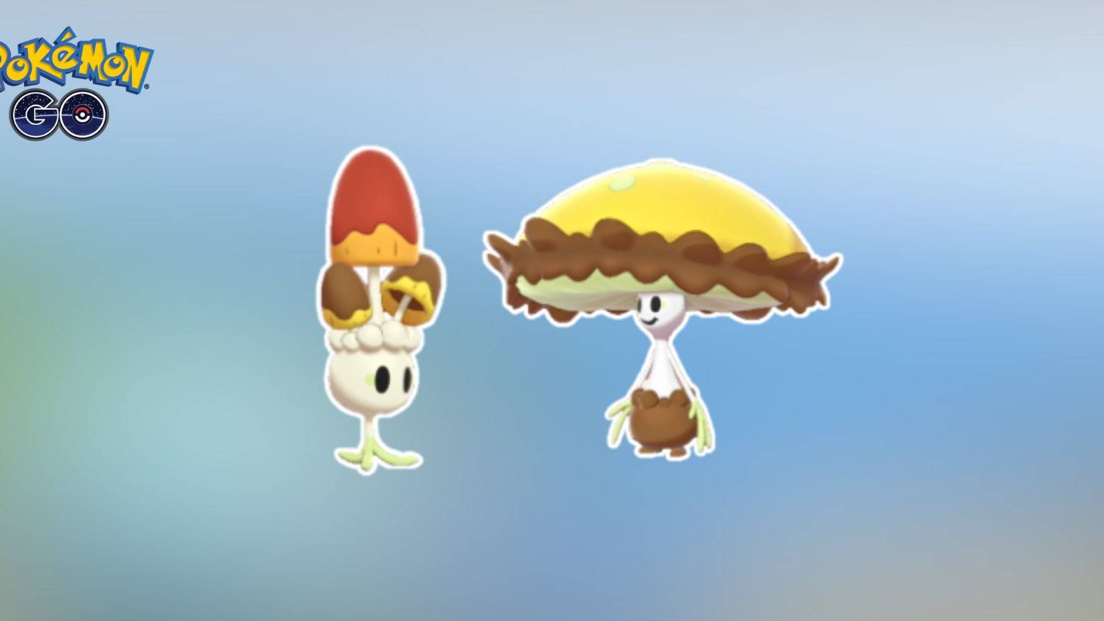 Shiny Morelull and Shiny Shiinotic in Pokemon GO