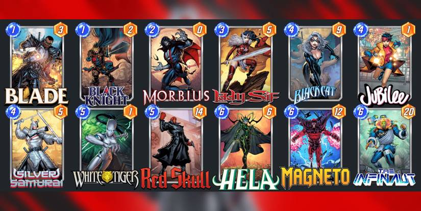 best cards to create silver samurai deck in marvel snap.