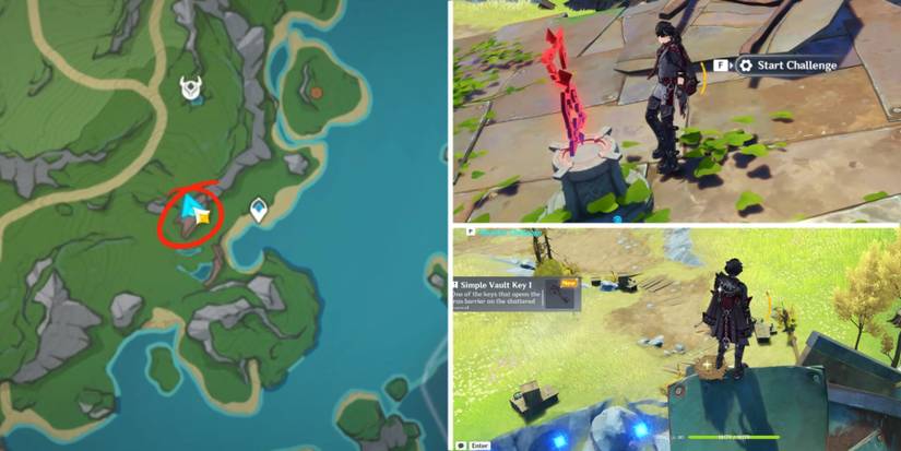 simple vault key 1 location in genshin impact