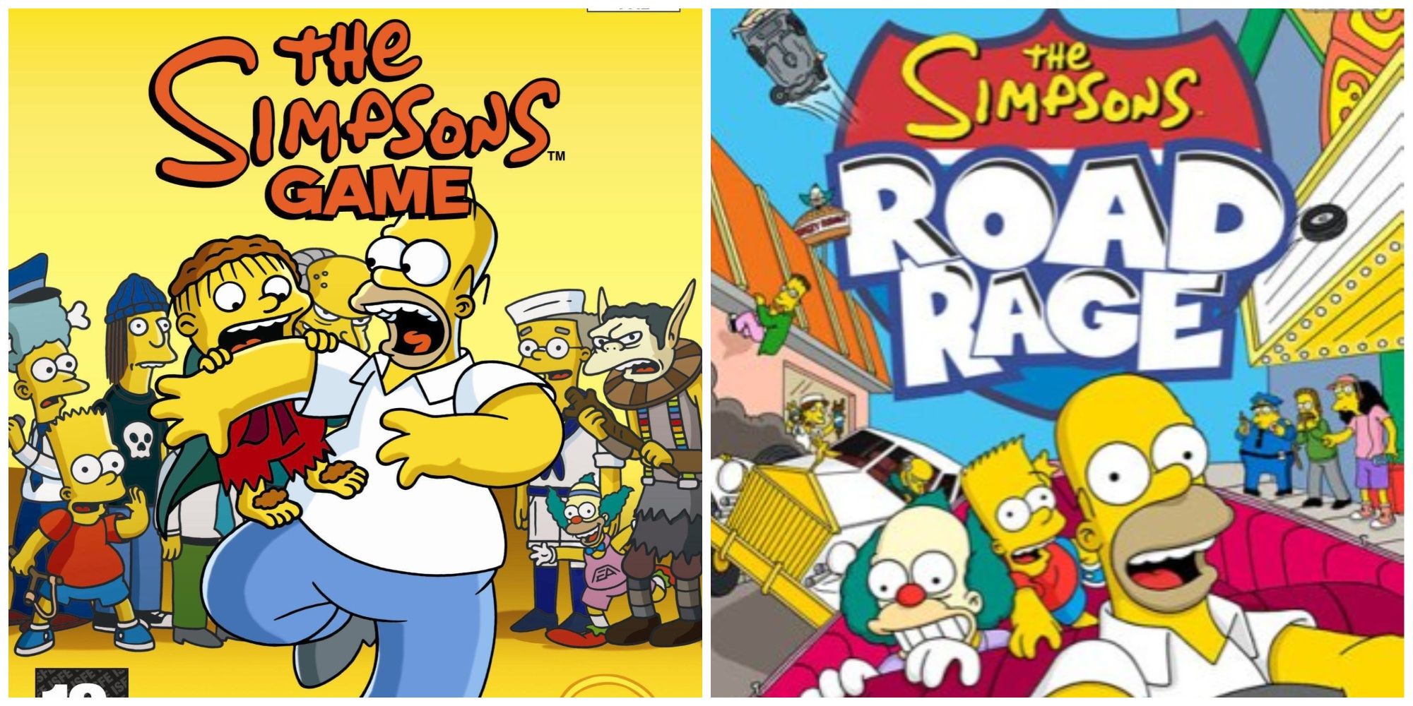Simpsons PS2 Games