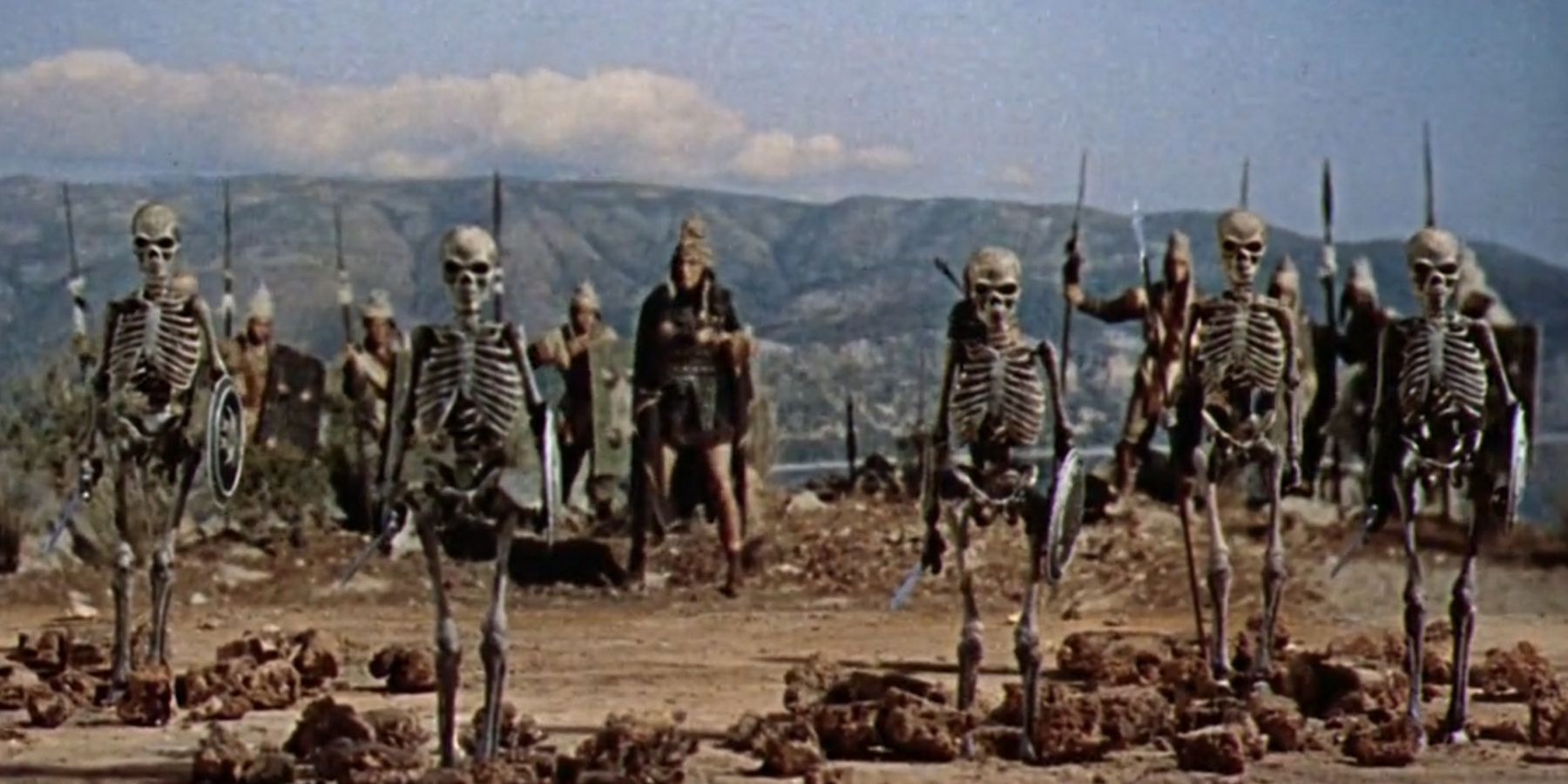 ejército de esqueletos en Jason y los argonautas