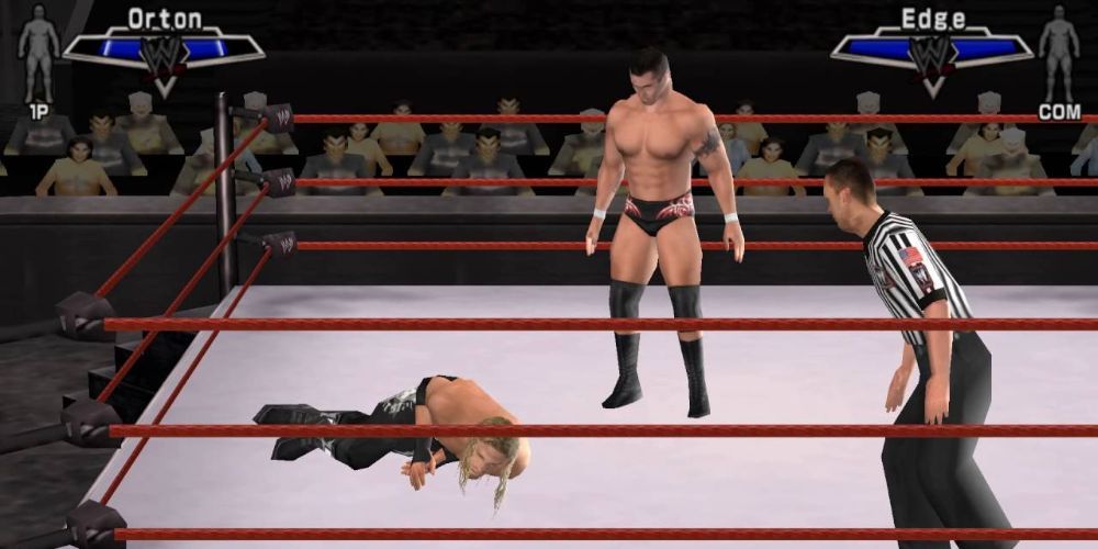 Captura de pantalla del juego de Smackdown vs Raw 2007 