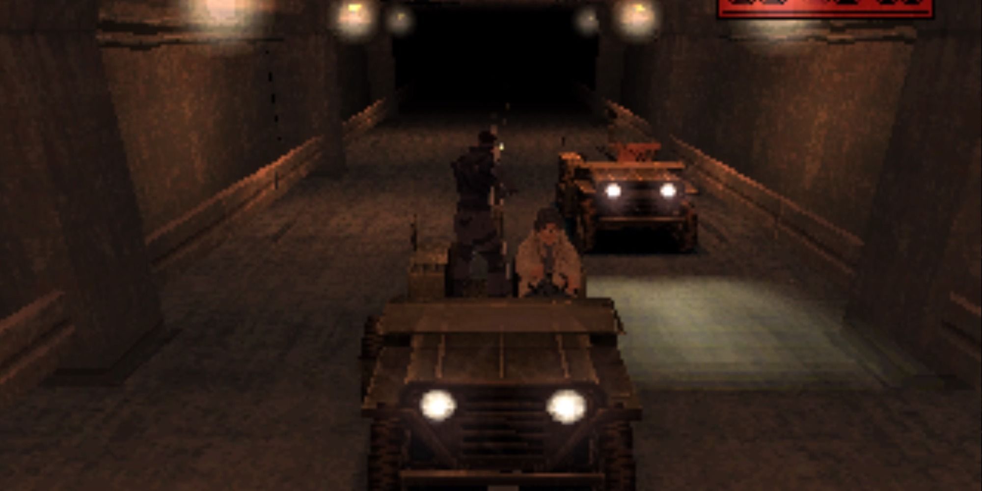 Snake versus liquid on the Jeeps Metal Gear Solid PS1