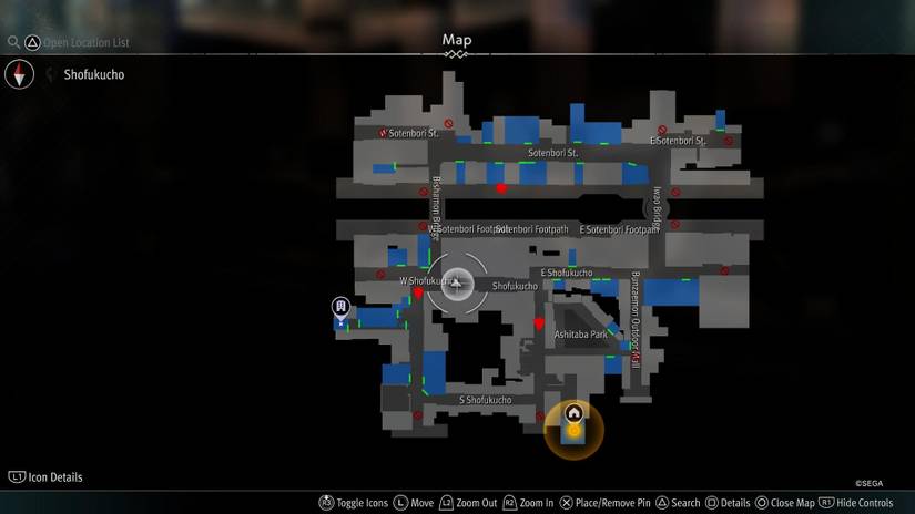 Solve the Mysterious Note Request in Like a Dragon Gaiden Location