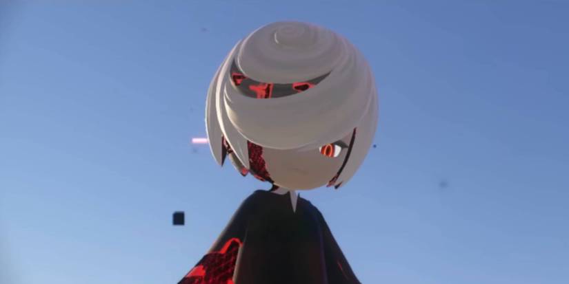 Sage looking on during a cutscene in Sonic Frontiers