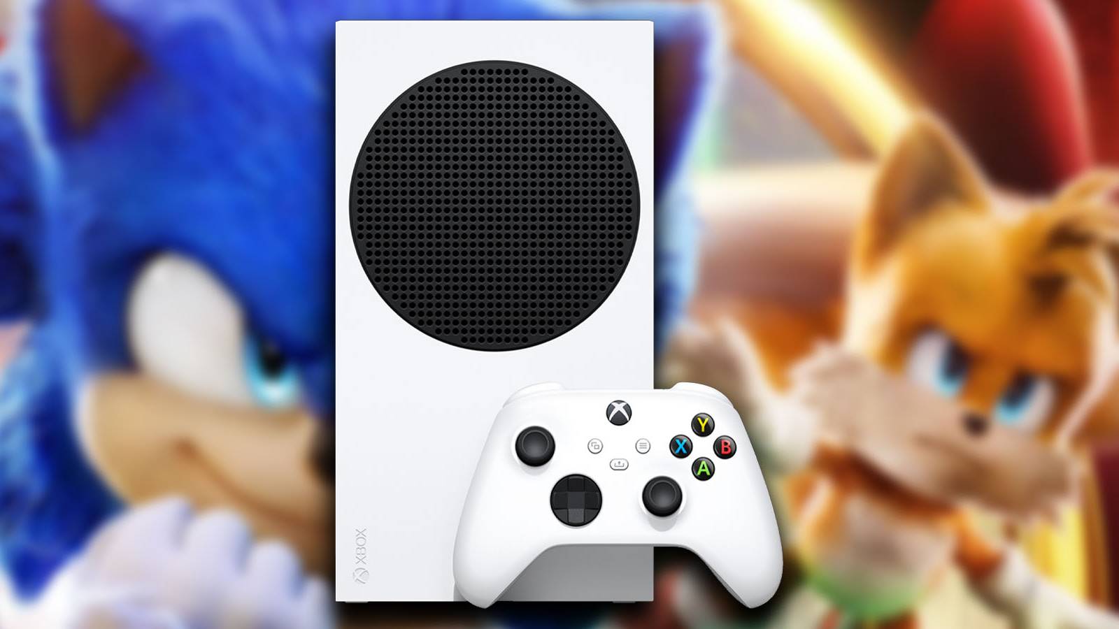 Sonic Movie Xbox Series S console