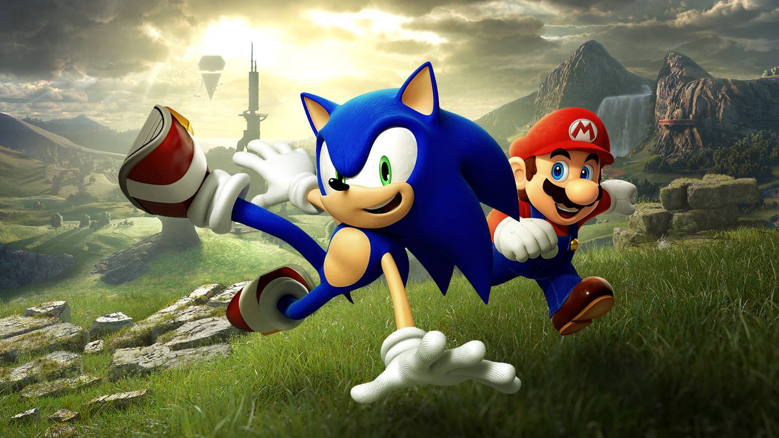 sonic the hedgehog and super mario racing