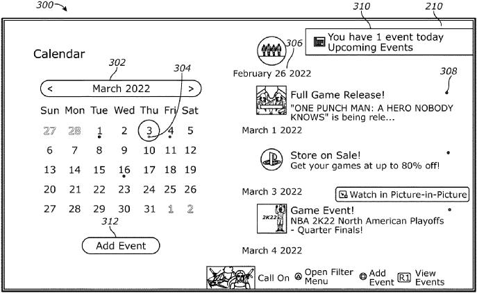 sony-calendar-patent-figure-2