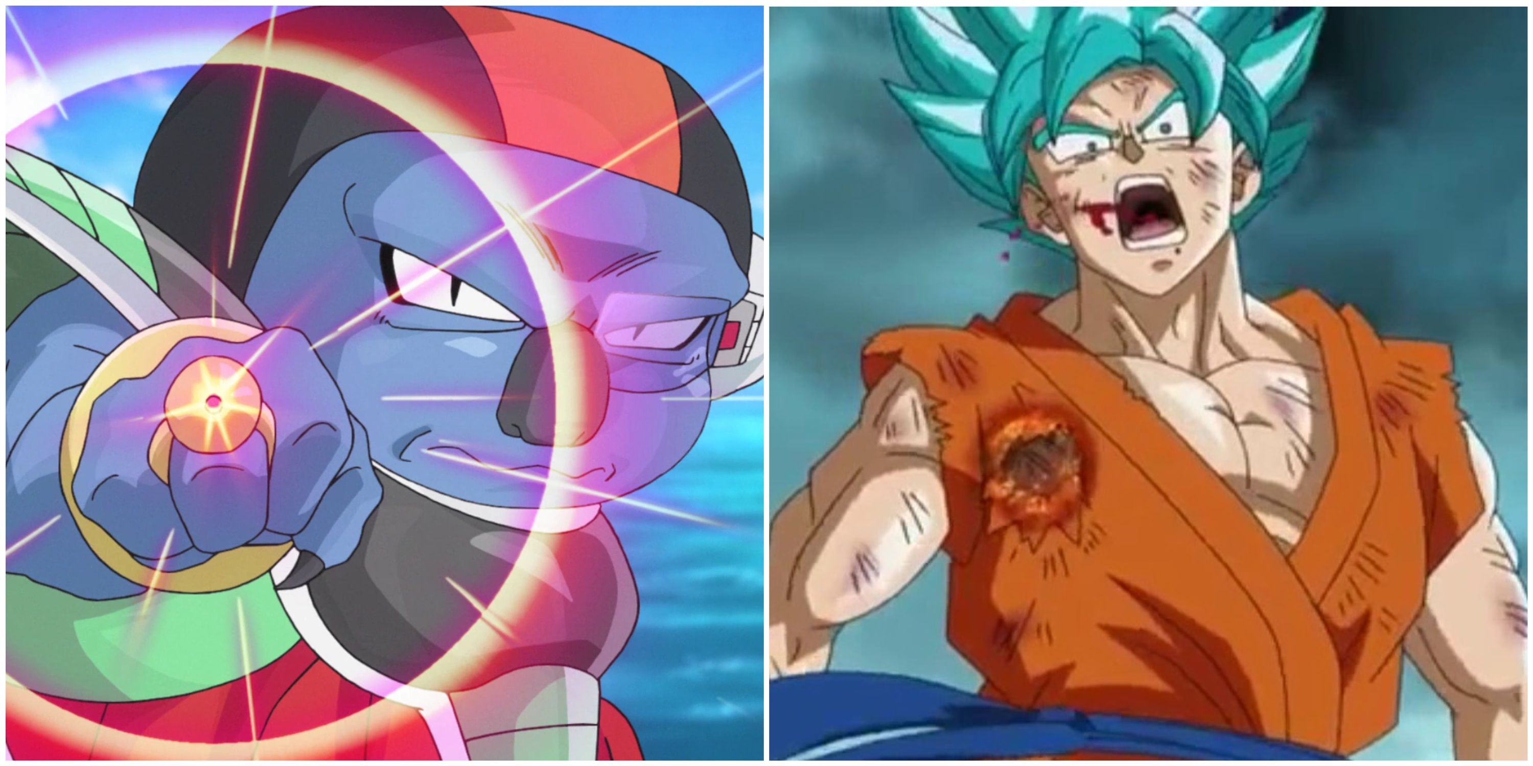 Sorbet and Goku in Dragon Ball Super