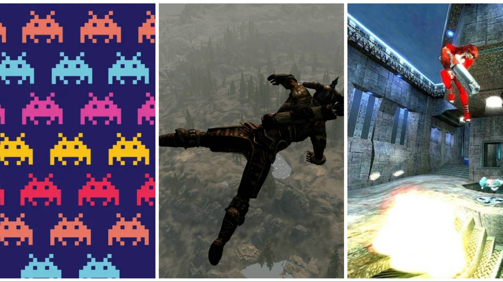 Space Invaders Skyrim Quake bugs