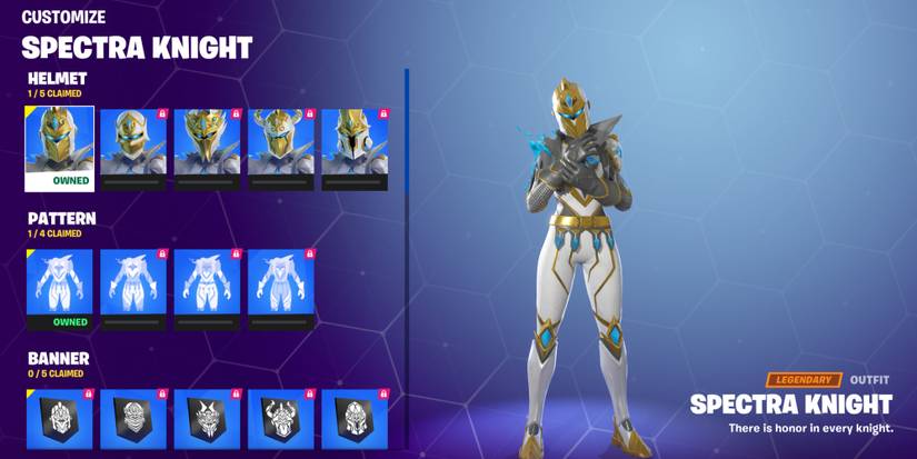 Spectra Knight Setting Fortnite: How to Unlock All Spectra Knight Customization Options