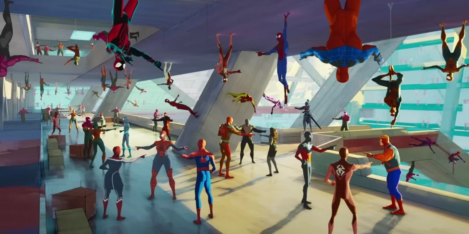 spider-man-across-the-spider-verse-pointing-meme Cropped