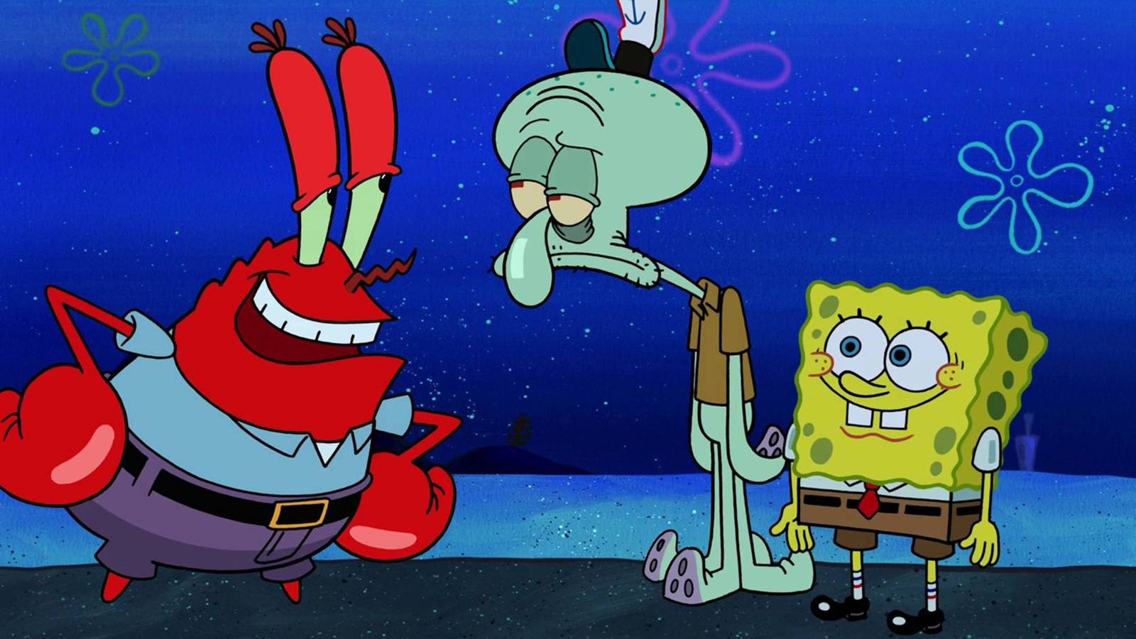 spongebob squarepants mr krabs squidward