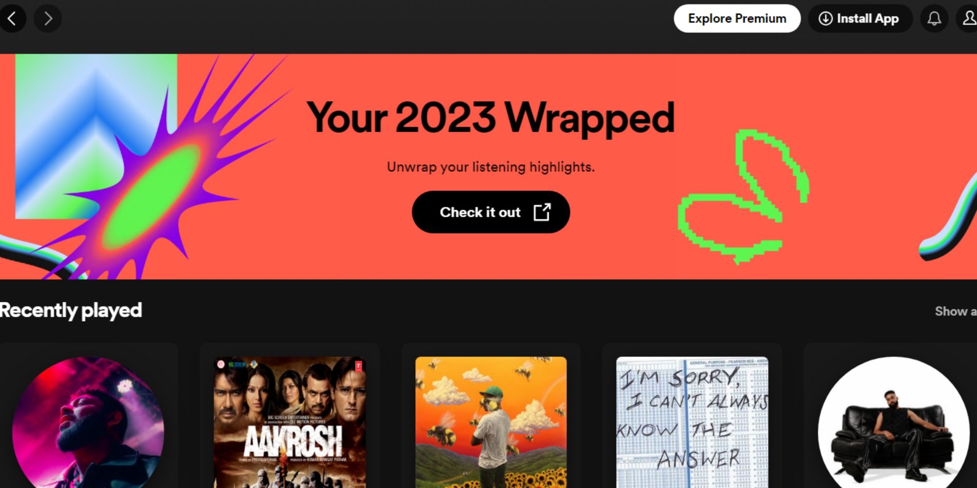 Retrospectiva Spotify Wrapped 2023 está disponível no app e no PC