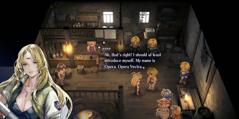 Star Ocean 2 meeting Opera in the bar in Hilton