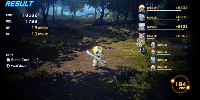 Star Ocean The Second Story bonus EXP