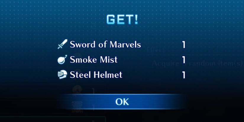 Star Ocean The Second Story getting the Sword of Marvels from a Goodie Box