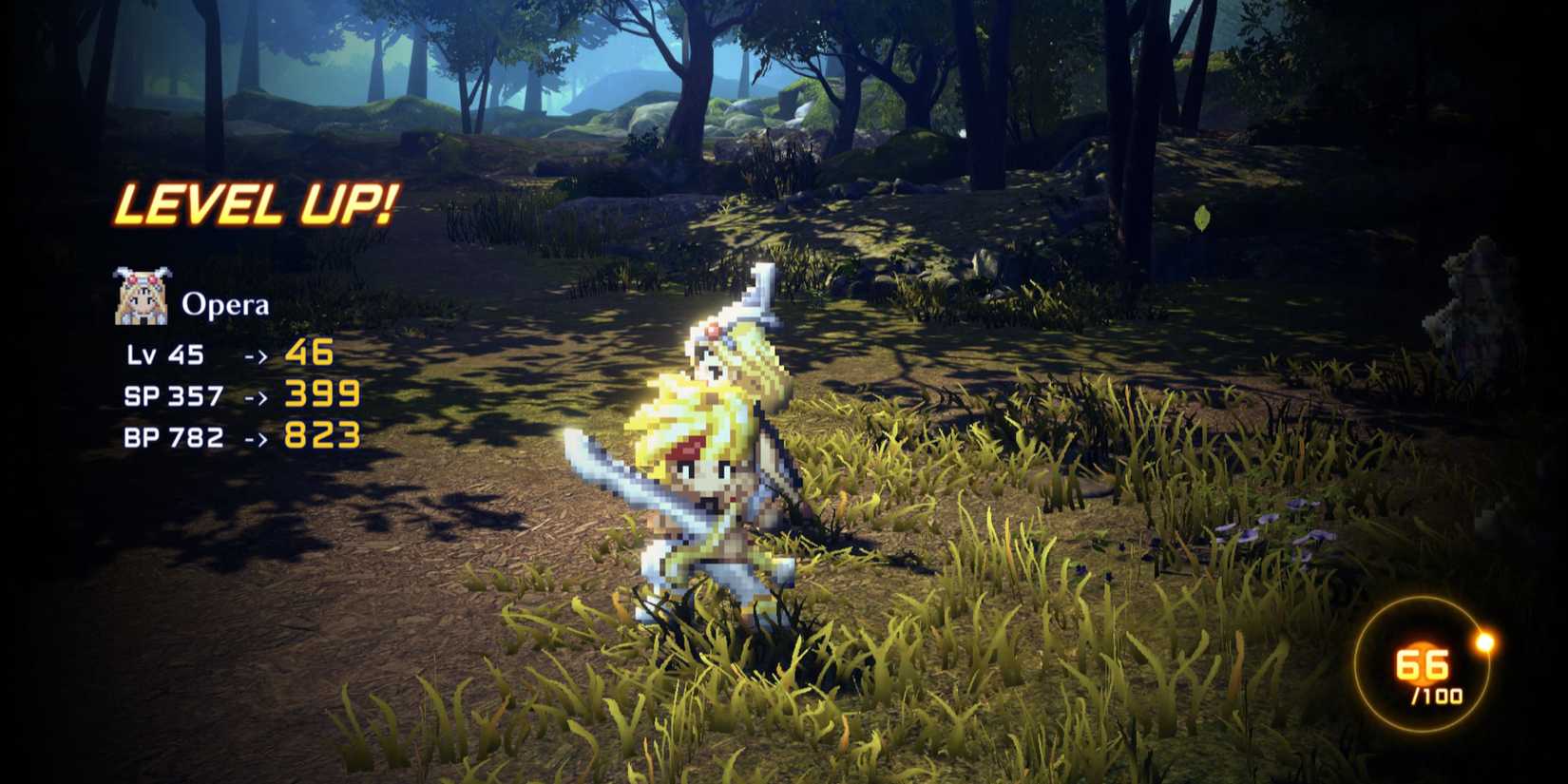 Star Ocean The Second Story Opera leveling up fast