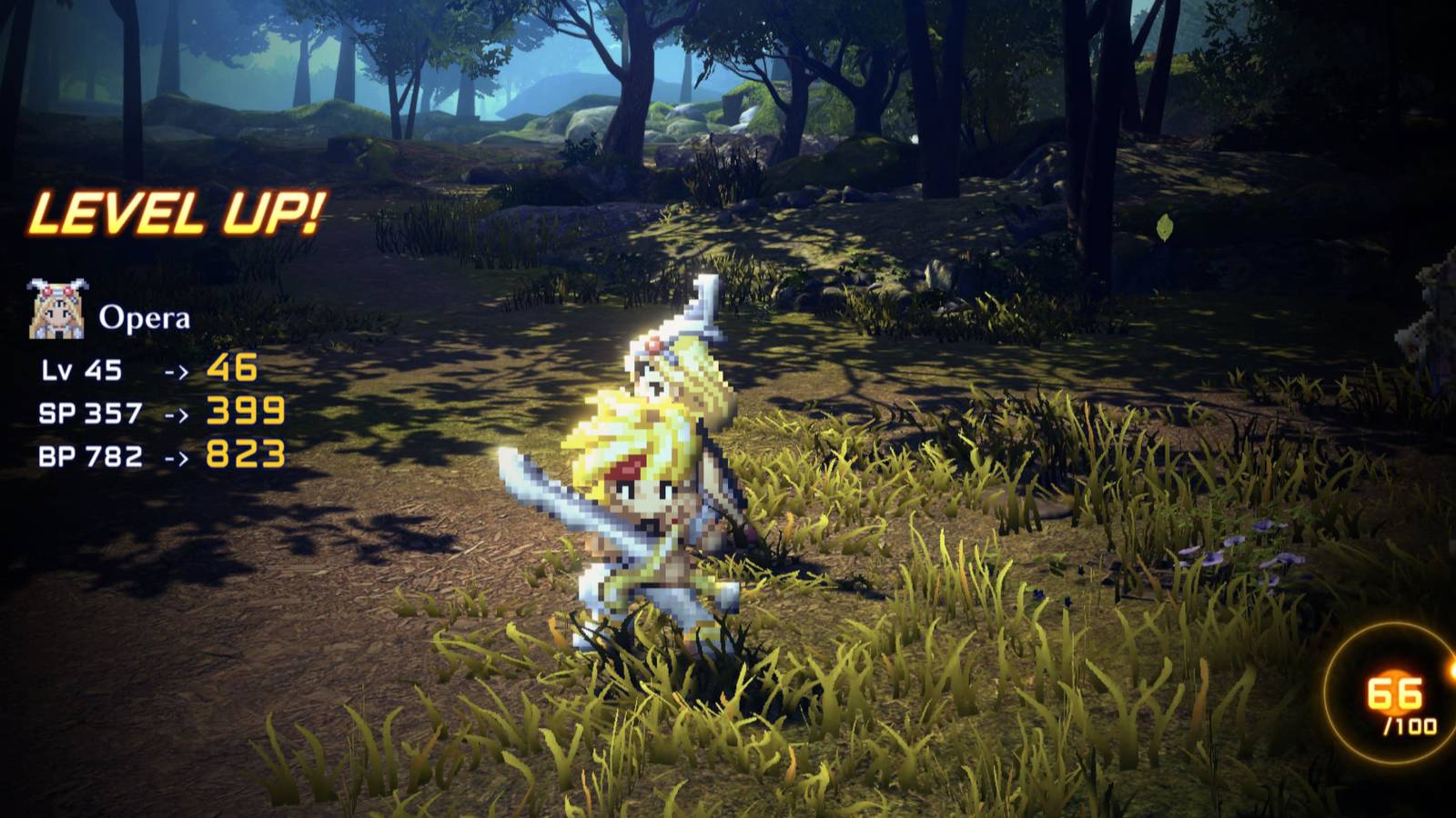 Star Ocean The Second Story Opera leveling up fast