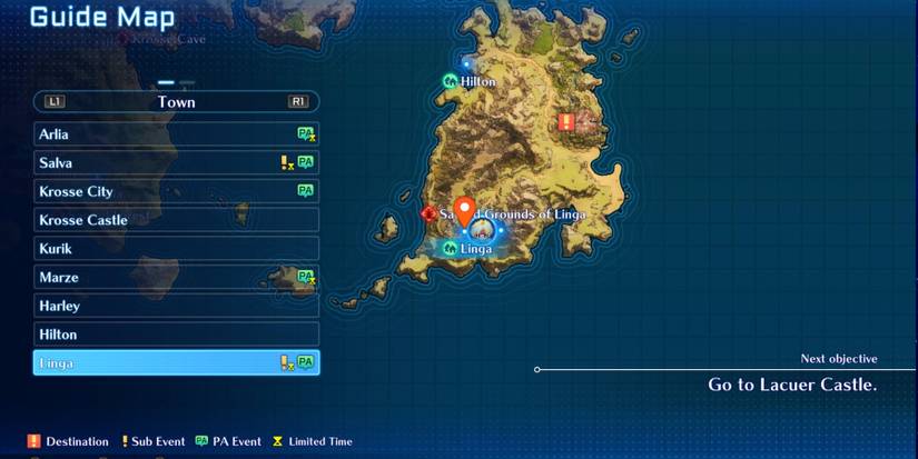 Star Ocean The Second Story town of Linga location