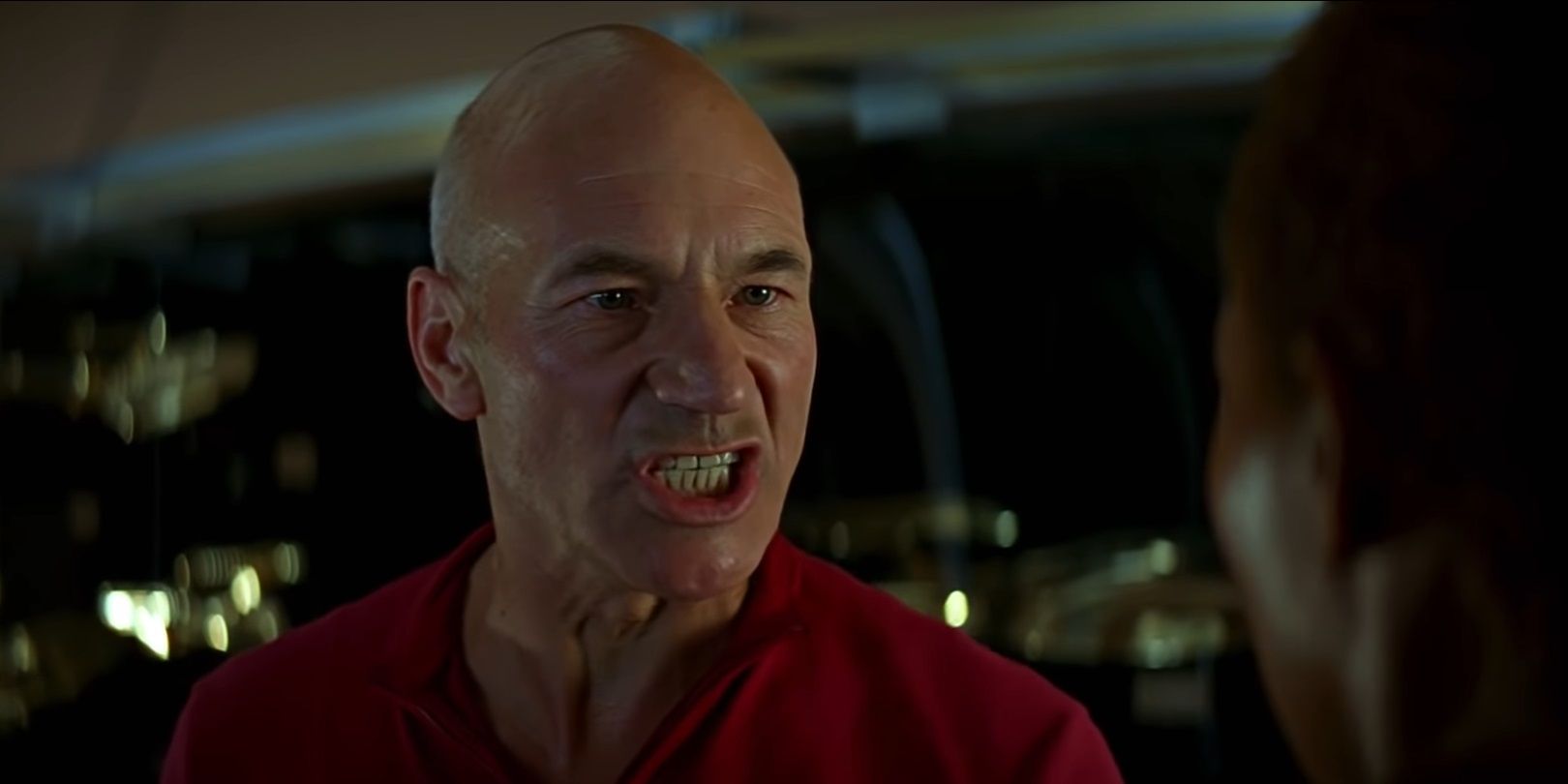Picard in the movie First Contact.