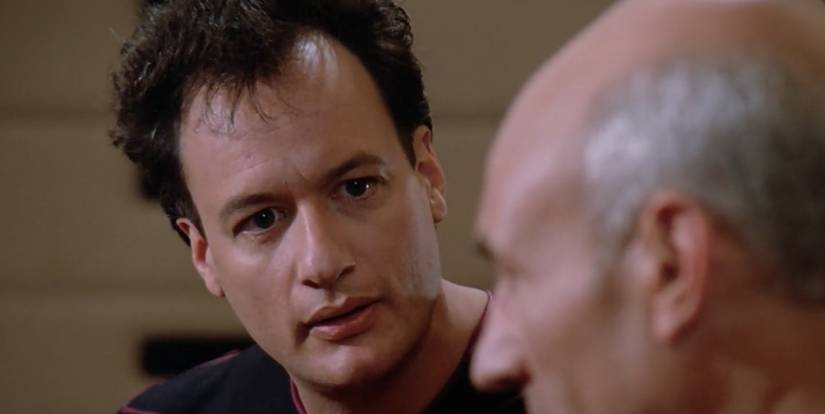 Q and Picard in "Q Who".