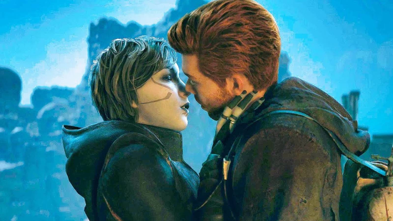 Star Wars Jedi Survivor Cal Merrin Kiss